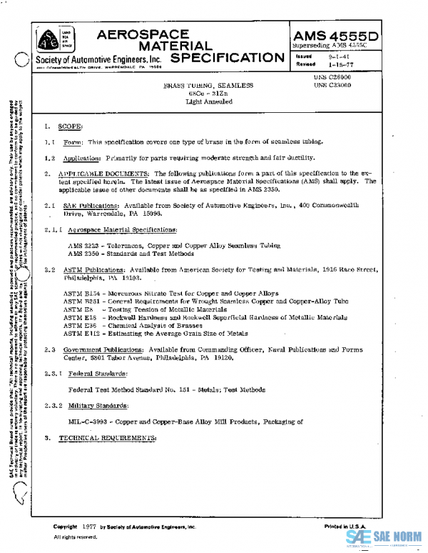 SAE AMS4555D PDF SAE AMS4555D PDF