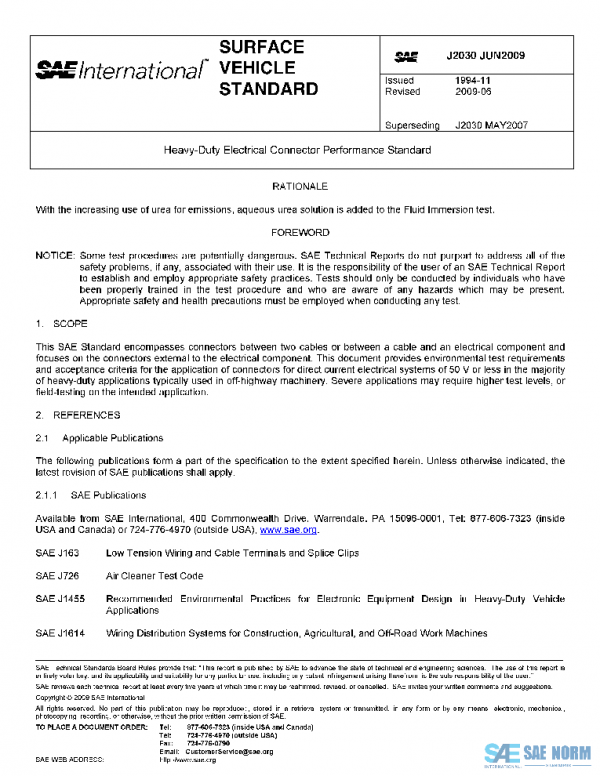 SAE J2030_200906 PDF