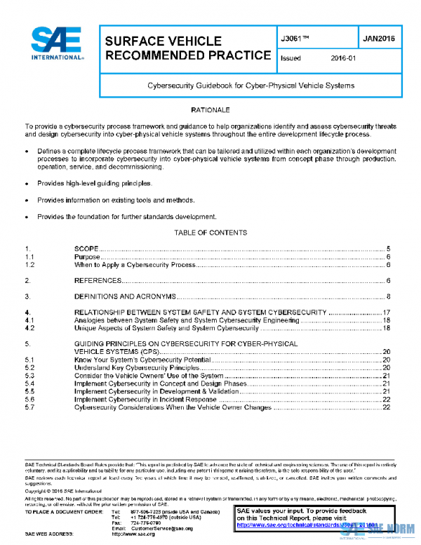 SAE J3061_201601 PDF SAE J3061_201601 PDF