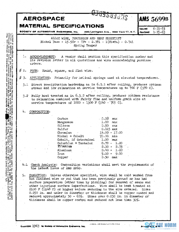 SAE AMS5699B PDF