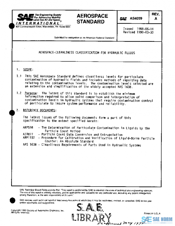 SAE AS4059A PDF