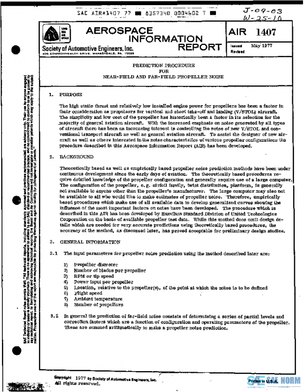 SAE AIR1407 PDF