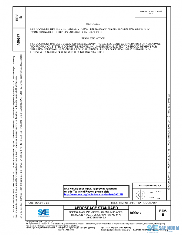 SAE AS9517B PDF SAE AS9517B PDF