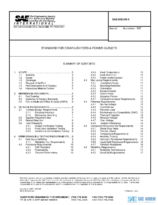 SAE USCAR4 PDF SAE USCAR4 PDF
