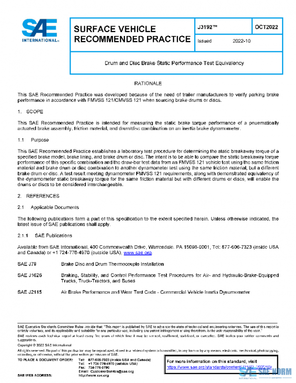 SAE J3192_202210 PDF SAE J3192_202210 PDF