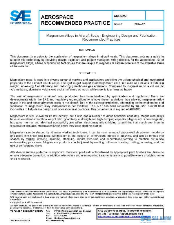 SAE ARP6256 PDF SAE ARP6256 PDF