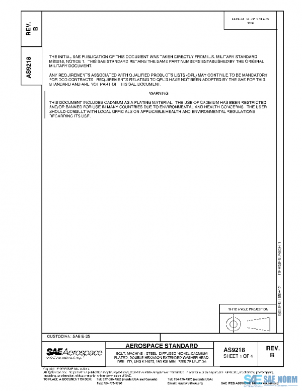 SAE AS9218B PDF