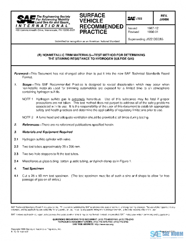 SAE J322_199601 PDF SAE J322_199601 PDF