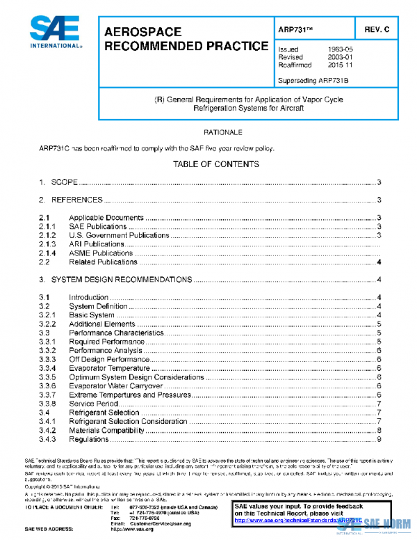 SAE ARP731C PDF