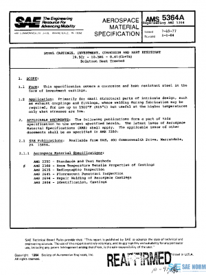 SAE AMS5364A PDF