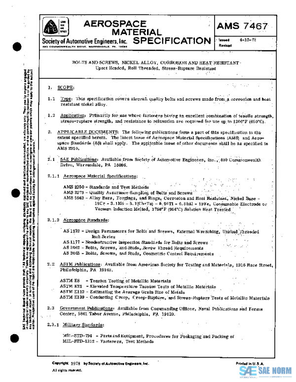 SAE AMS7467 PDF