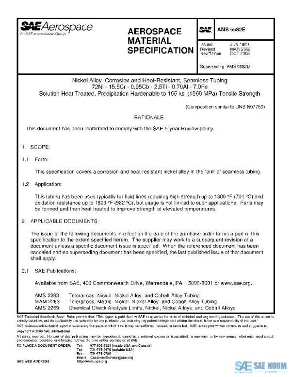 SAE AMS5582E PDF