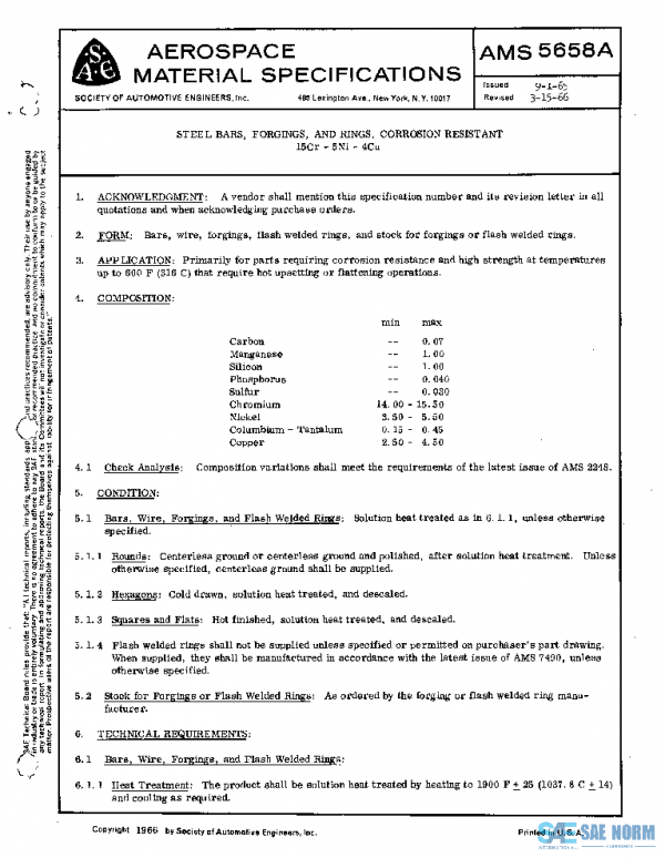 SAE AMS5658A PDF
