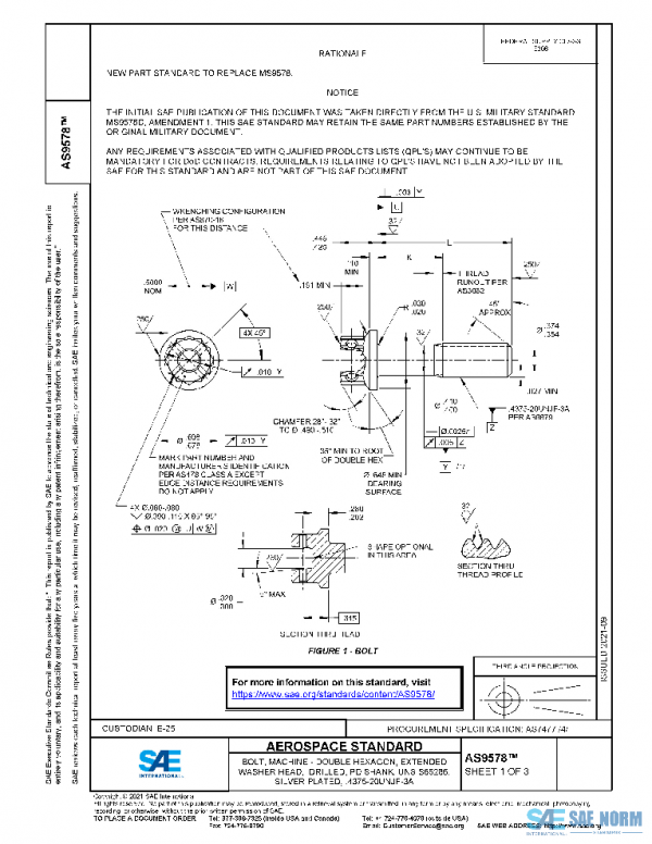 SAE AS9578 PDF