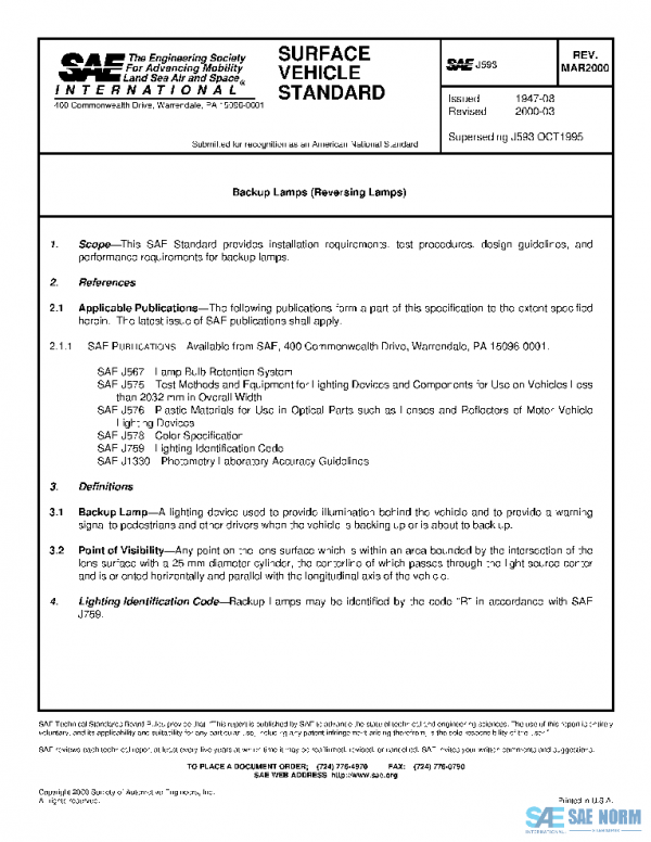 SAE J593_200003 PDF