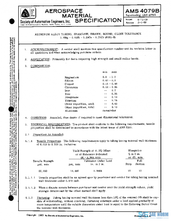 SAE AMS4079B PDF SAE AMS4079B PDF