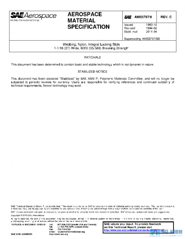 SAE AMS3797/8C PDF SAE AMS3797/8C PDF