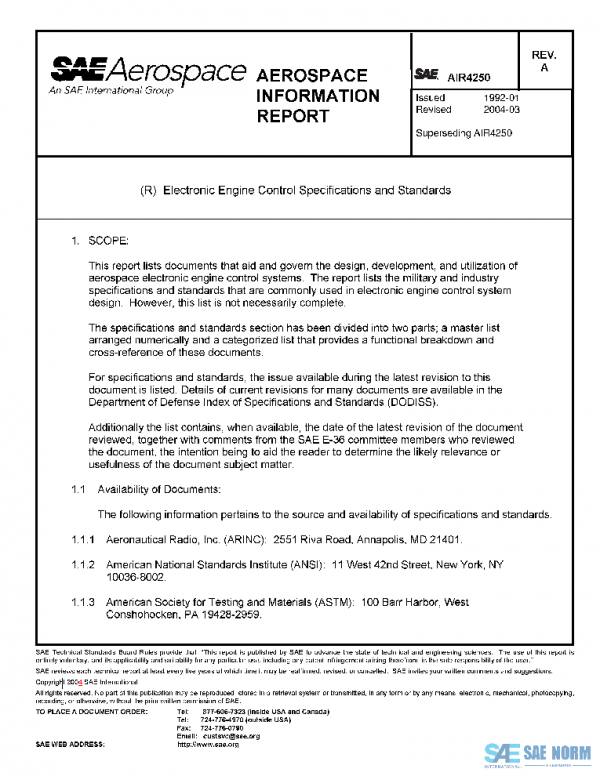SAE AIR4250A PDF