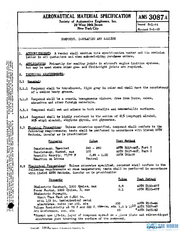 SAE AMS3087A PDF SAE AMS3087A PDF