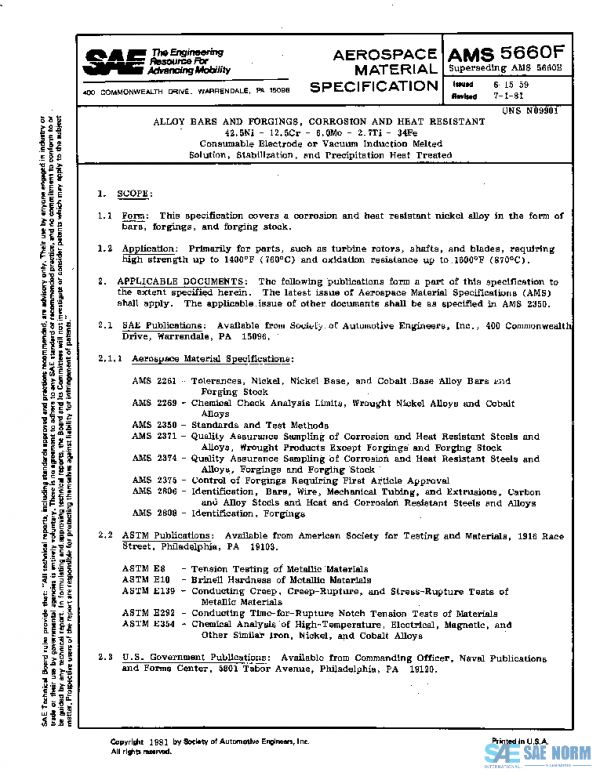 SAE AMS5660F PDF