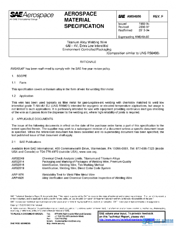 SAE AMS4956F PDF