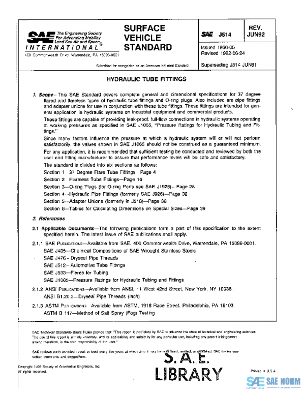 SAE J514_199206 PDF