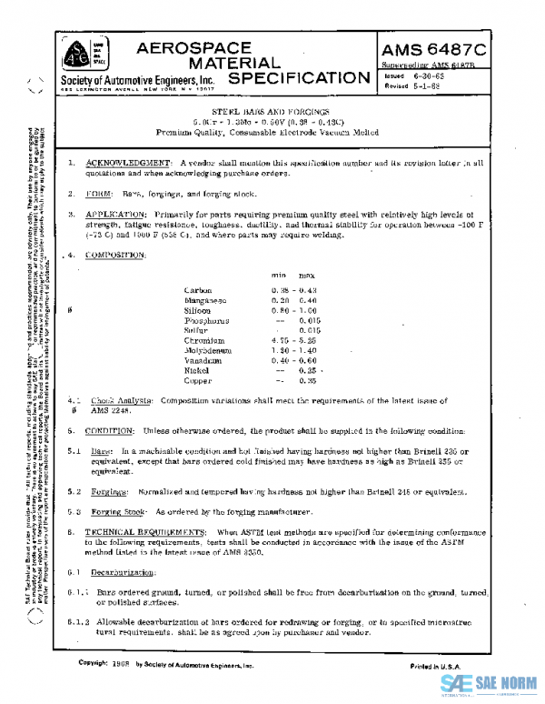 SAE AMS6487C PDF SAE AMS6487C PDF