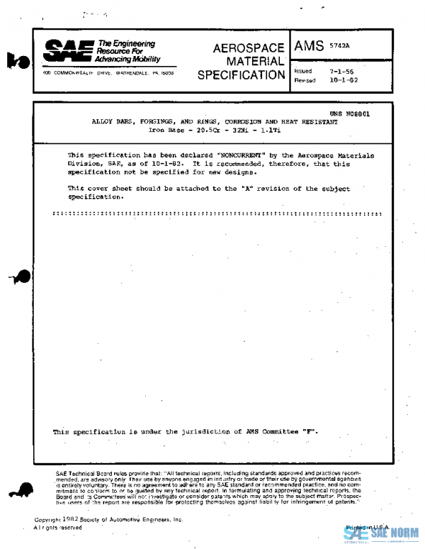 SAE AMS5742A PDF SAE AMS5742A PDF