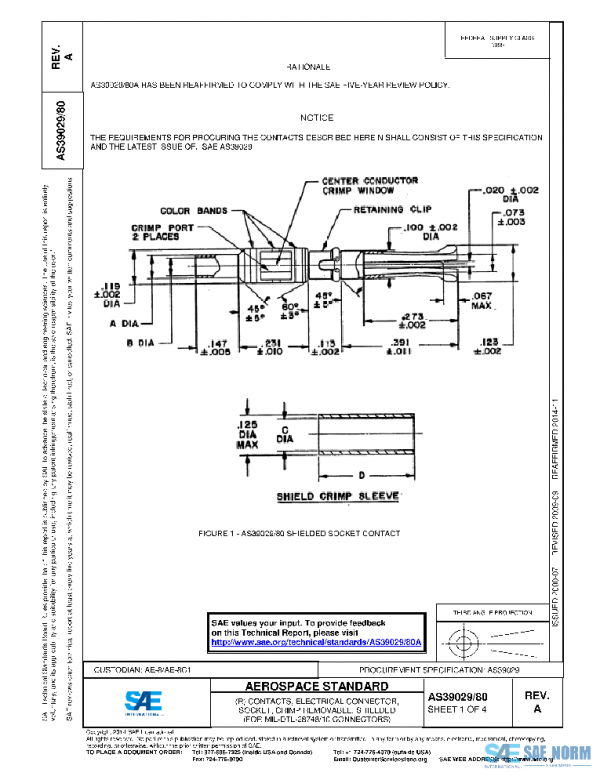 SAE AS39029/80A PDF SAE AS39029/80A PDF