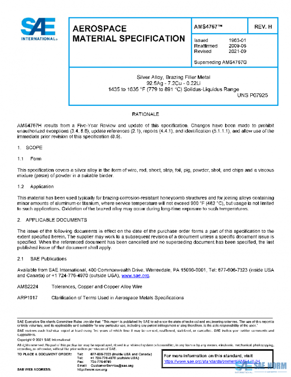 SAE AMS4767H PDF