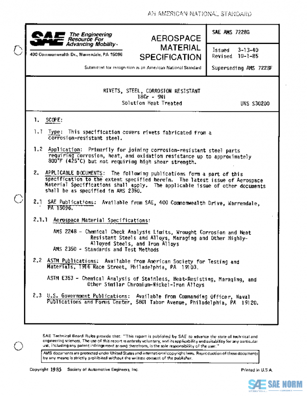 SAE AMS7228G PDF SAE AMS7228G PDF