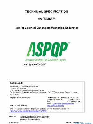 SAE TS363-3 PDF SAE TS363-3 PDF