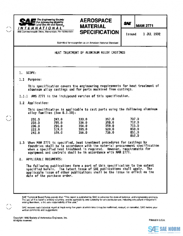 SAE MAM2771 PDF