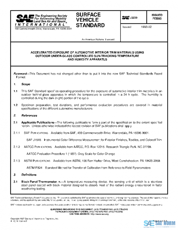 SAE J2230_199302 PDF