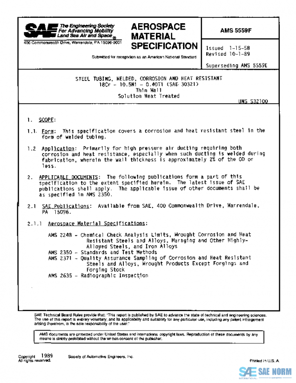 SAE AMS5559F PDF