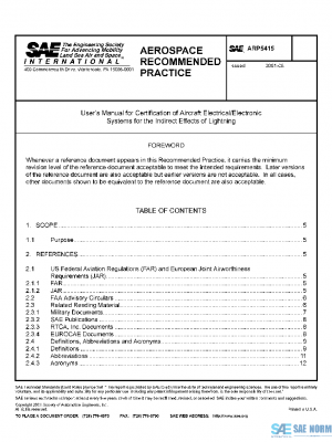 SAE ARP5415 PDF