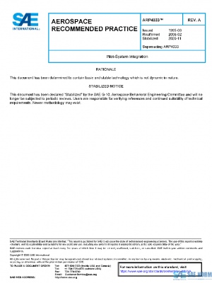 SAE ARP4033A PDF
