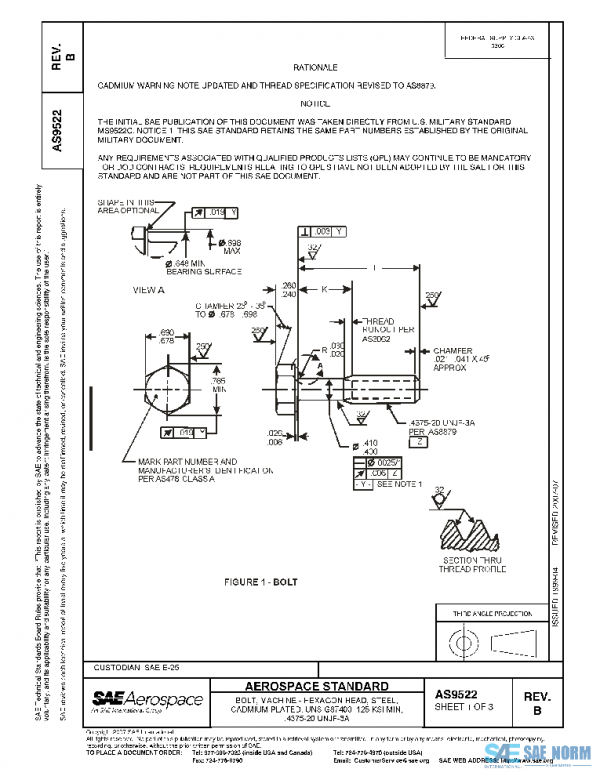 SAE AS9522B PDF SAE AS9522B PDF