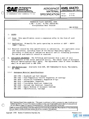 SAE AMS4447D PDF