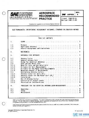 SAE ARP958A PDF