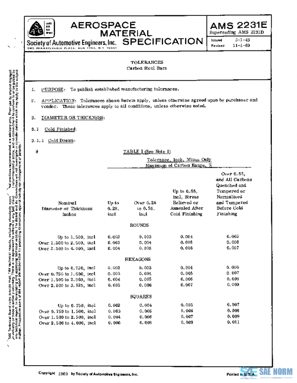 SAE AMS2231E PDF SAE AMS2231E PDF
