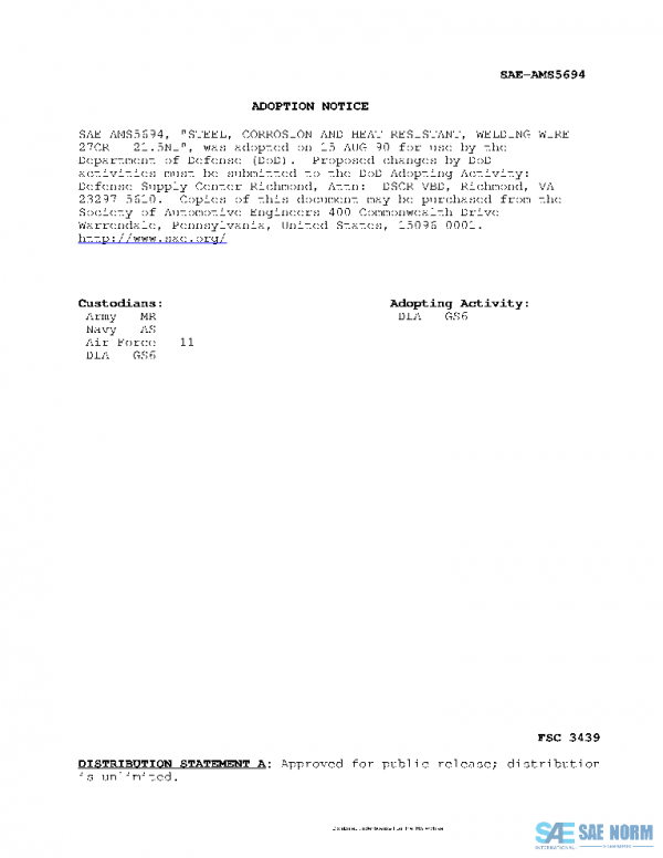 SAE AMS5694G PDF