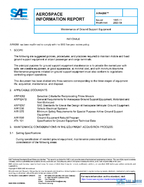 SAE AIR4286 PDF 2026