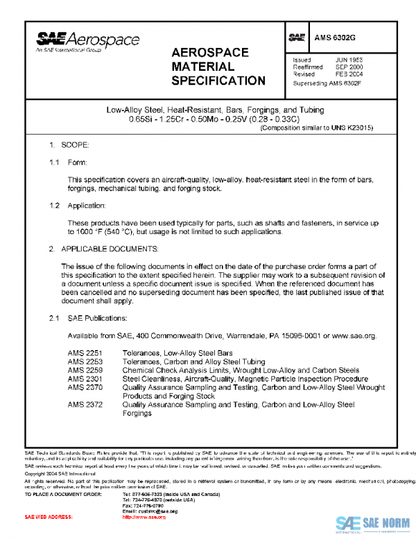 SAE AMS6302G PDF