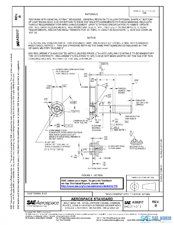 SAE AS9217B PDF