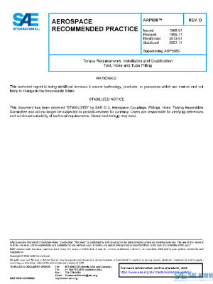 SAE ARP908D PDF