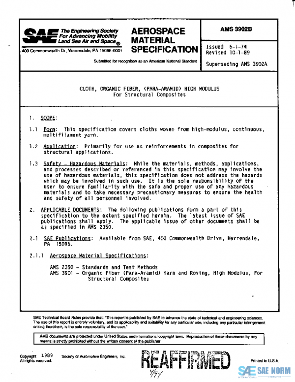 SAE AMS3902B PDF SAE AMS3902B PDF