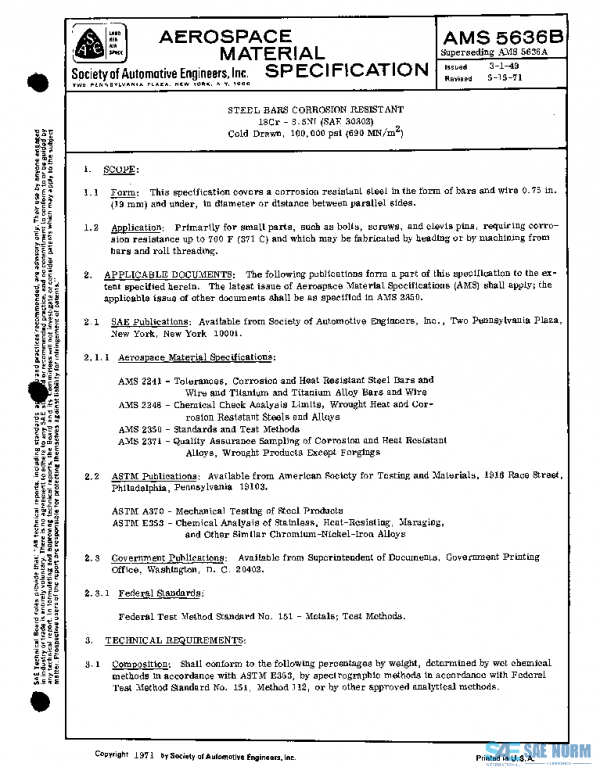 SAE AMS5636B PDF