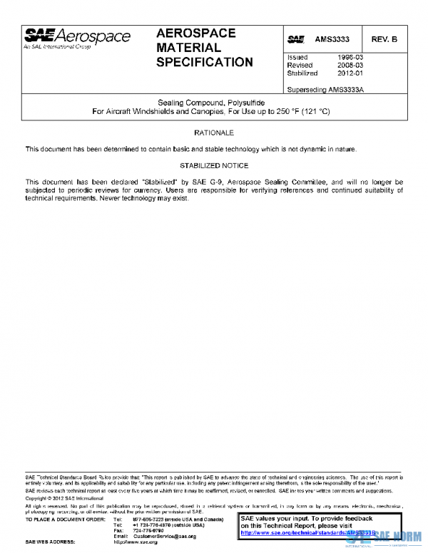 SAE AMS3333B PDF