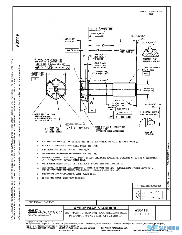SAE AS3118 PDF SAE AS3118 PDF